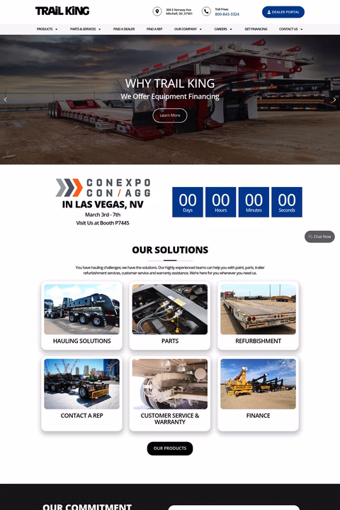 Trail-King-Industries Homepage 1440px