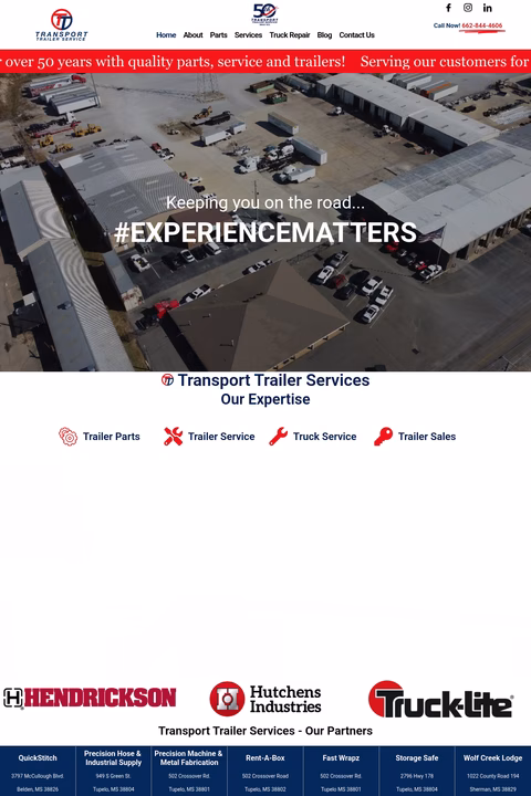 Transport-Trailer-Services Homepage 1440px