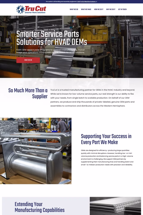 Trucut Homepage 1440px