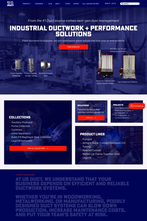 Us-Duct Homepage 1440px