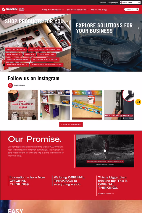 Velcro-Usa Homepage 1440px