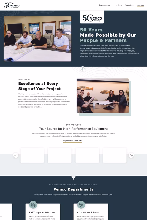 Vemco Homepage 1440px