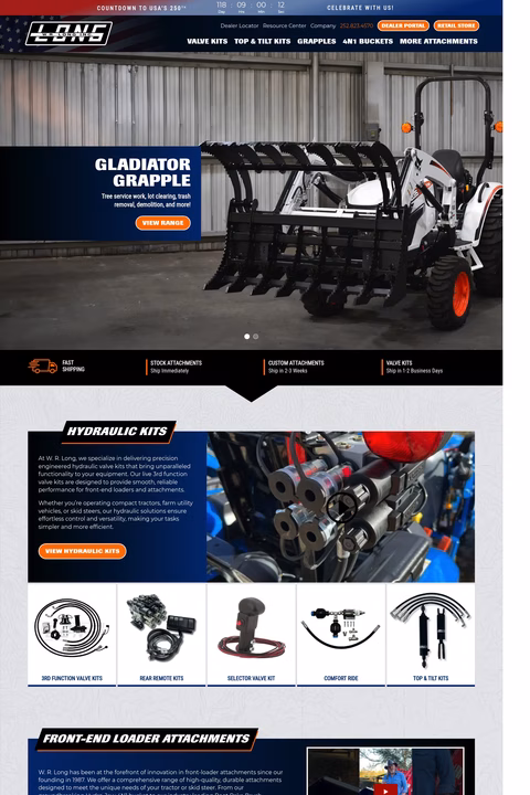 W-R-Long Homepage 1440px