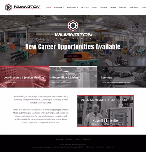 Wilmington-Machinery Homepage 1440px