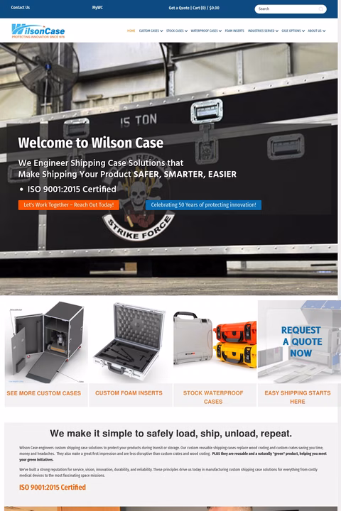 Wilson-Case Homepage 1440px