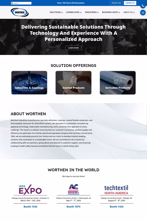 Worthen-Industries Homepage 1440px