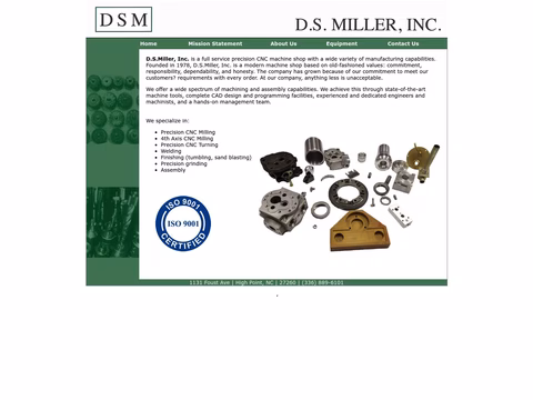D-S-Miller-Inc Homepage 1440px
