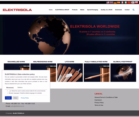 Elektrisola-Inc En/ 1440px