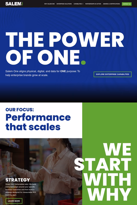 Salem-One Homepage 1440px