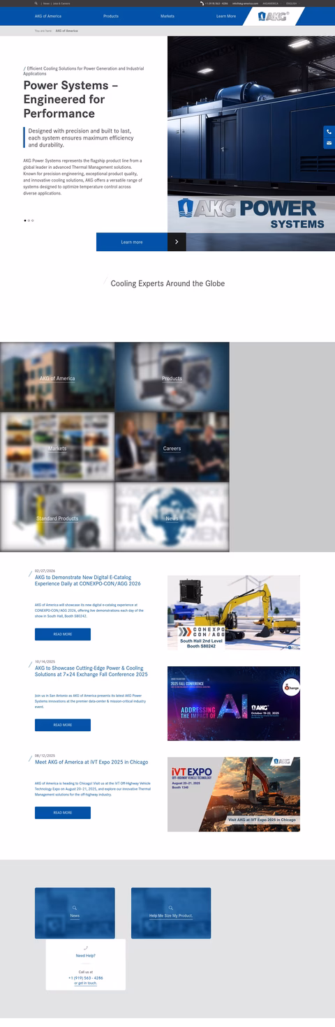 Akg-Of-America Homepage 1440px