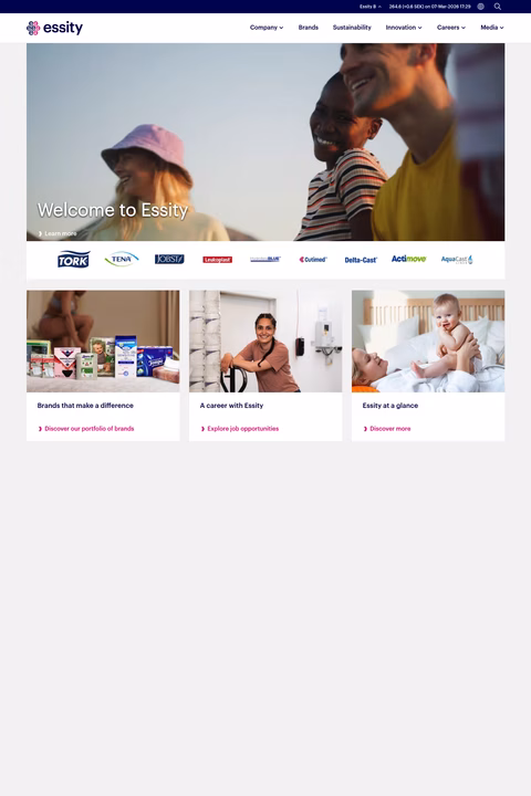 Essity-Medical-Solutions Homepage 1440px