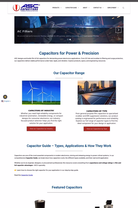 Asc-Capacitors Homepage 1440px