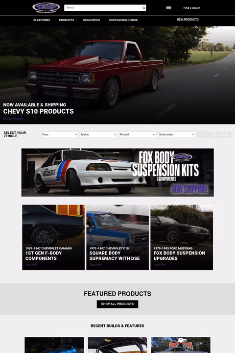 Detroit-Speed-Engineering Homepage 1440px