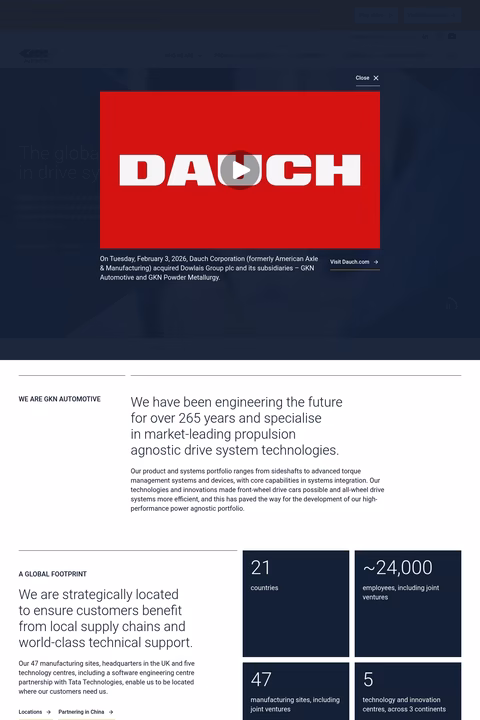Gkn-Automotive Homepage 1440px