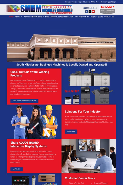 South-Mississippi-Business-Machines Homepage 1440px