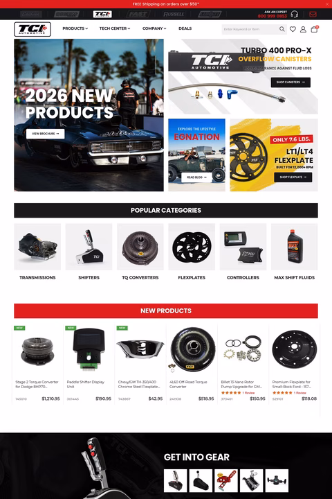 Tci-Automotive Homepage 1440px