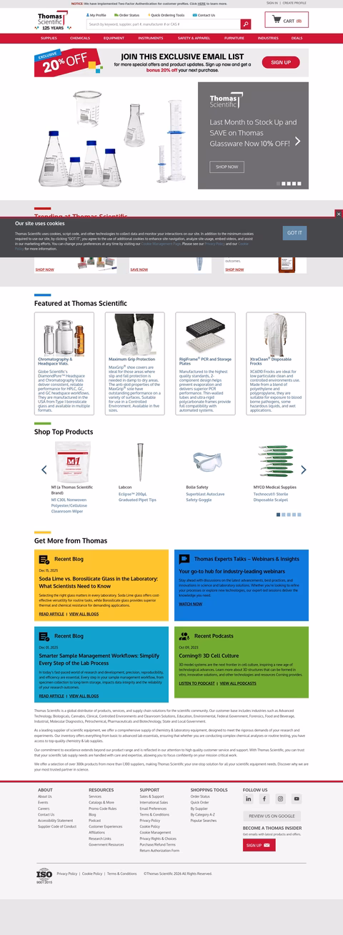 Thomas-Scientific Homepage 1440px