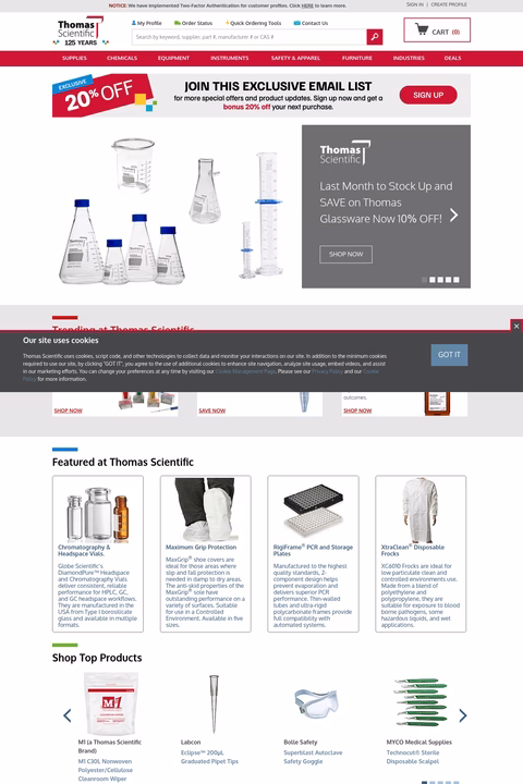 Thomas-Scientific Homepage 1440px
