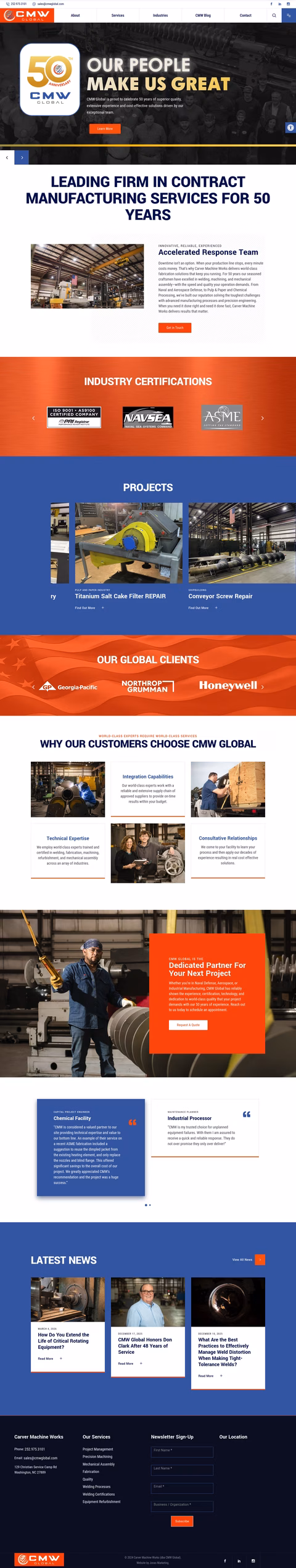 Carver-Machine-Works Homepage 1440px