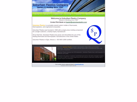 Suburban-Plastics-Company Homepage 1440px