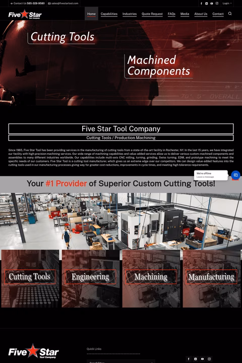 Five-Star-Tool-Company Homepage 1440px