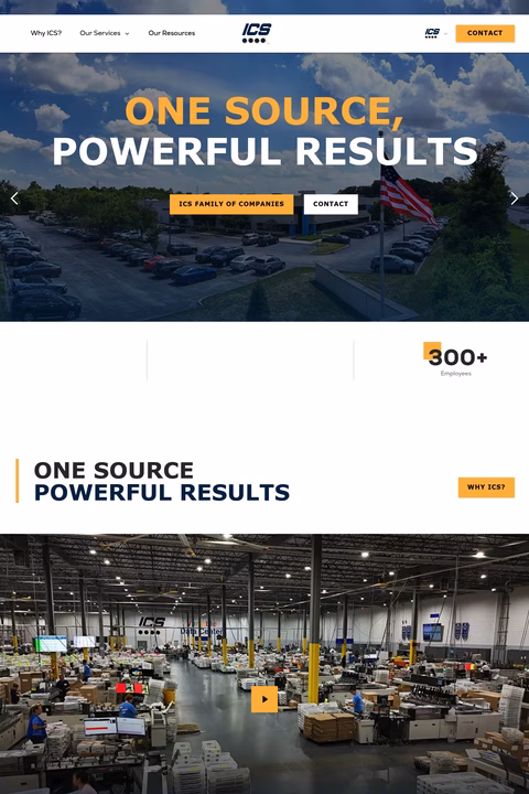 Ics-Corporation Homepage 1440px