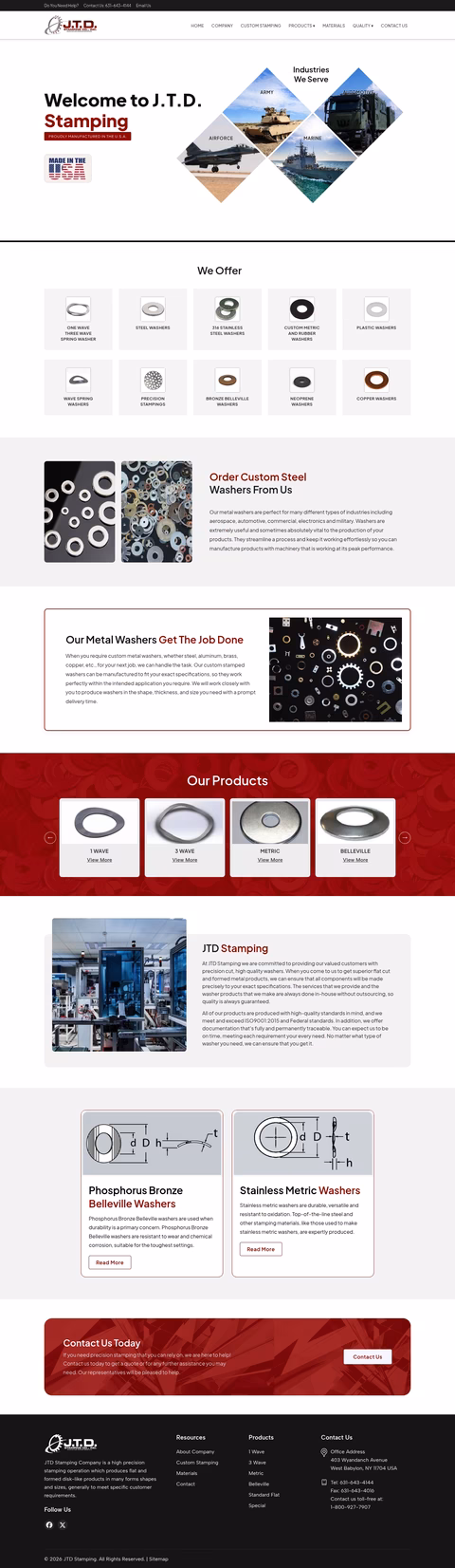 Jtd-Stamping Homepage 1440px