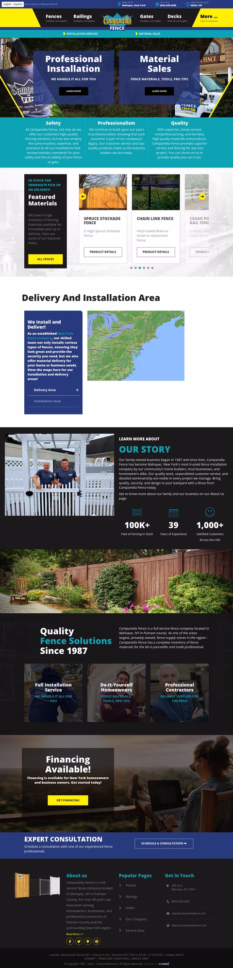 Campanella-Fence Homepage 1440px
