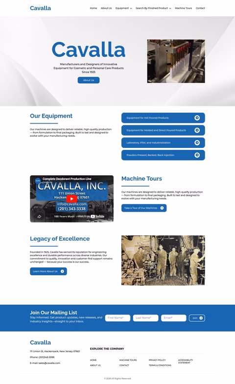 Cavalla Homepage 1440px