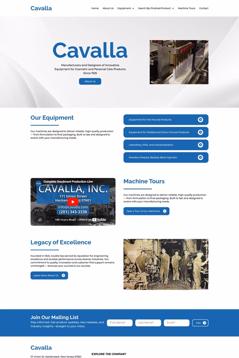 Cavalla Homepage 1440px
