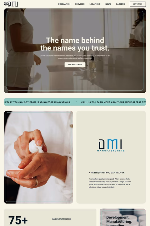 Dmi-Personal-Care Homepage 1440px