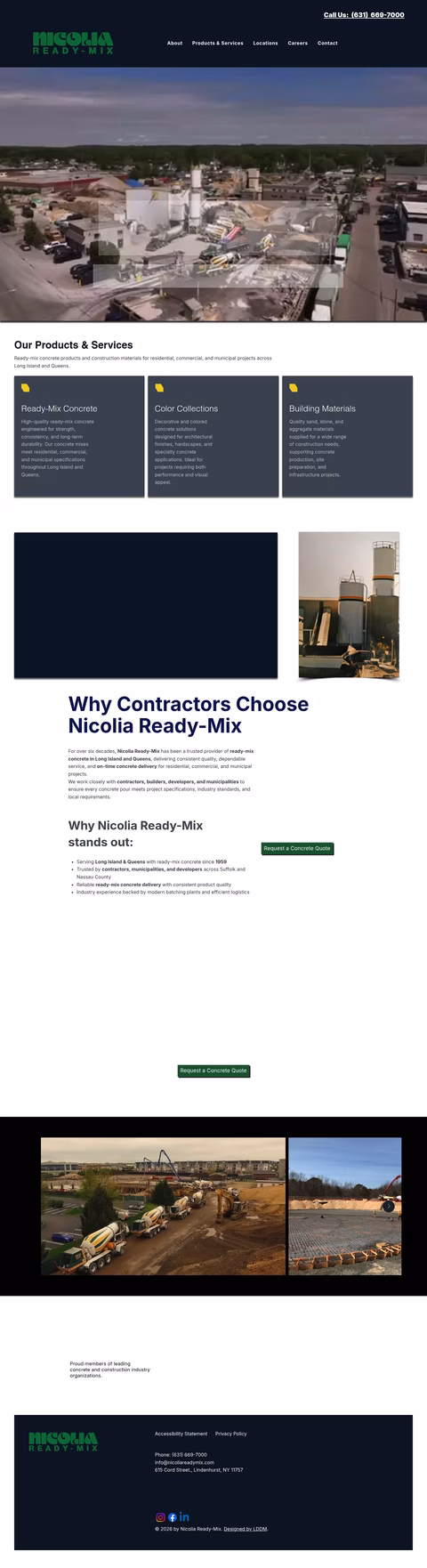 Nicolia-Ready-Mix Homepage 1440px