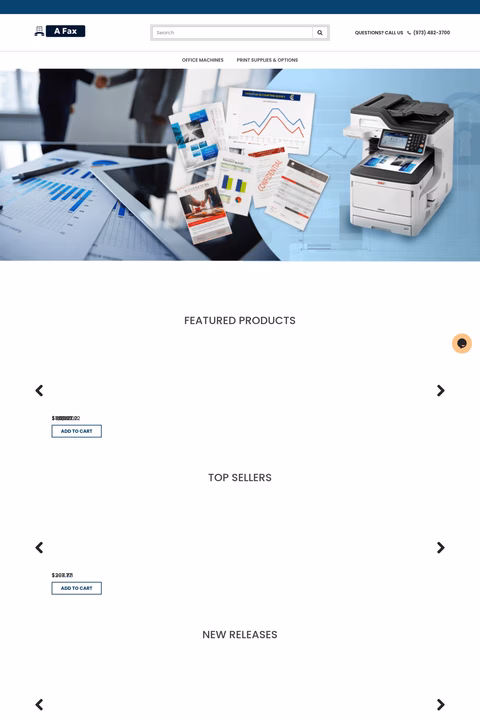 A-Matter-Of-Fax Homepage 1440px