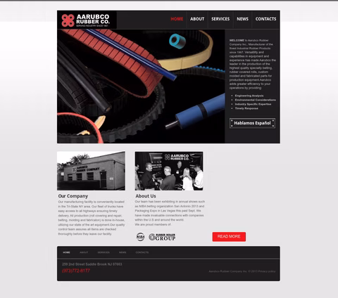 Aarubco-Rubber-Company Homepage 1440px
