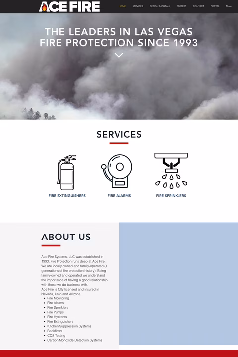 Ace-Fire-Systems Homepage 1440px