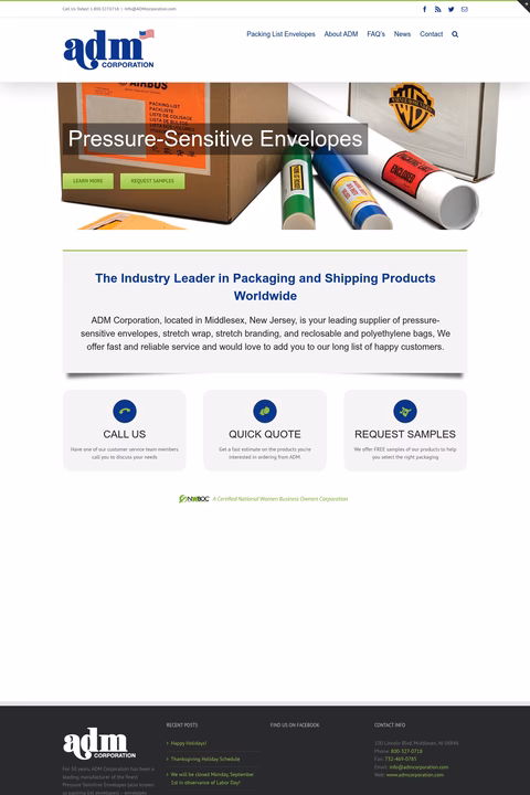 Adm-Corporation Homepage 1440px