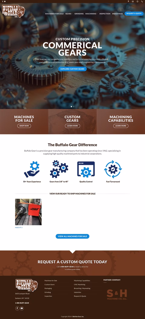 Buffalo-Gear Homepage 1440px