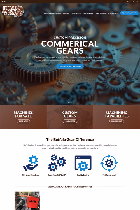 Buffalo-Gear Homepage 1440px