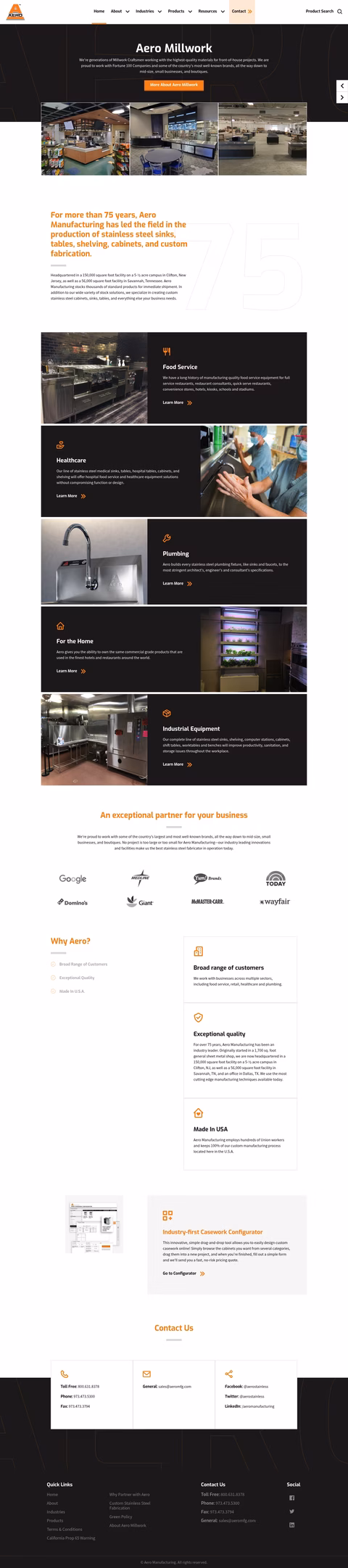 Aero-Manufacturing Homepage 1440px