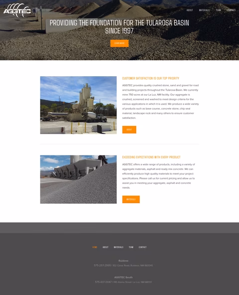 Aggregate-Technologies Homepage 1440px