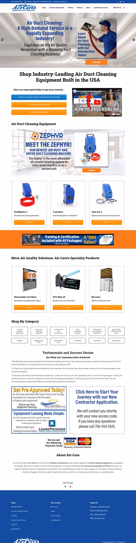 Air-Care Homepage 1440px