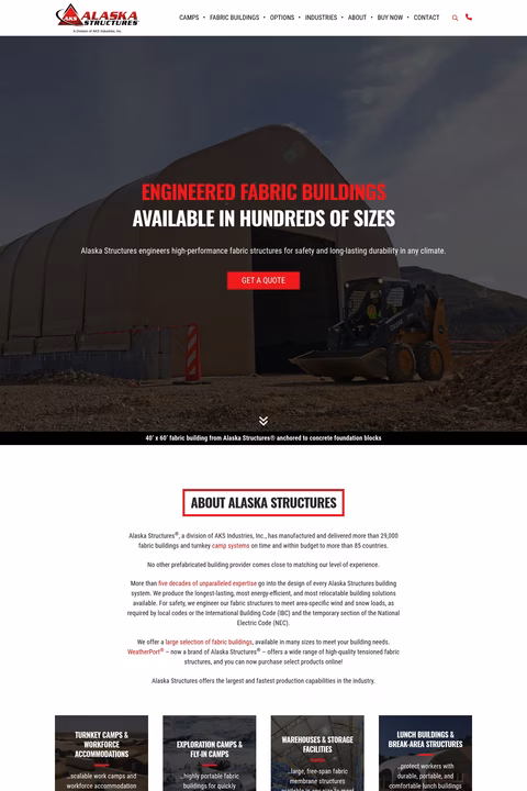 Alaska-Structures Homepage 1440px