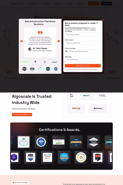 Algoscale-Technologies Homepage 1440px