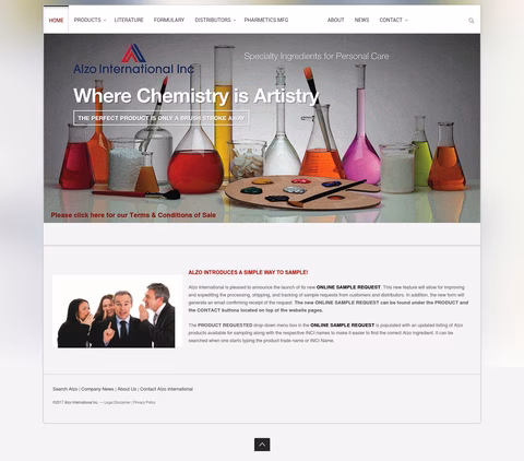 Alzo-International Homepage 1440px