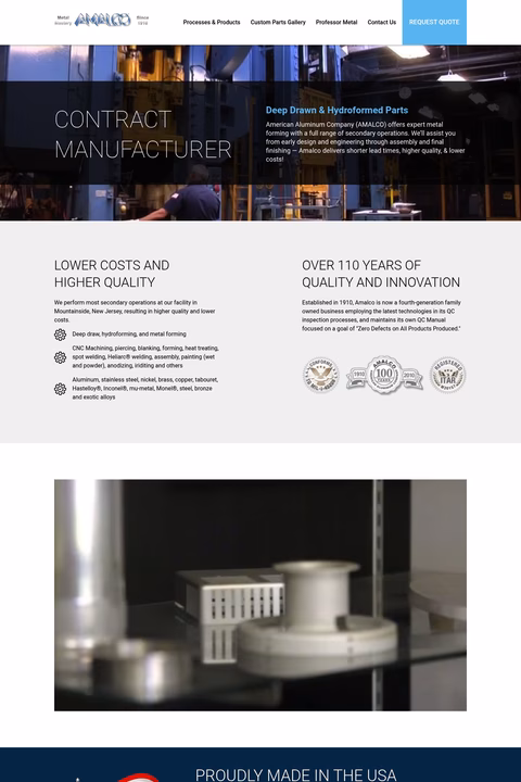 Amalco Homepage 1440px