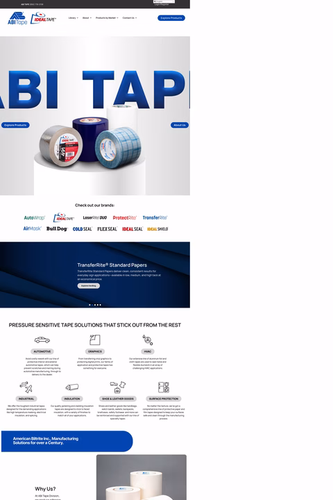 American-Biltrite Homepage 1440px