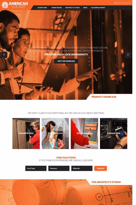 American-Locker Homepage 1440px