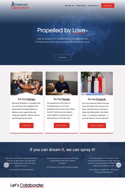 American-Spraytech Homepage 1440px