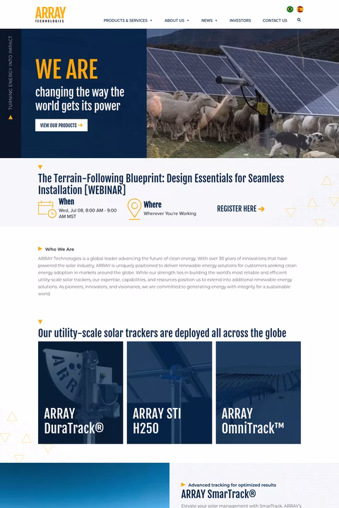 Array-Technologies Homepage 1440px