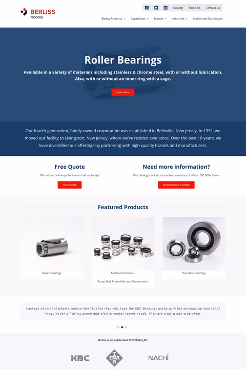 Berliss-Bearings-Seals Homepage 1440px